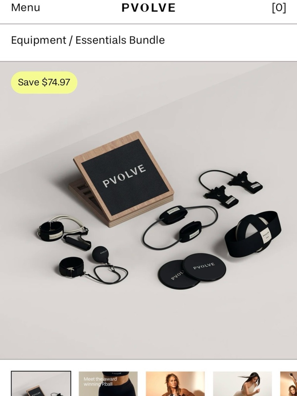 PVOLVE Equipment Essentials Bundle in Black